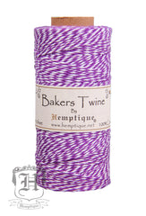 Cotton Bakers Twine - Purple & White (2x2 Ply)