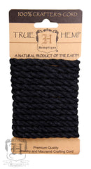 Dyed Hemp Rope - Black (6mm) - Hemptique