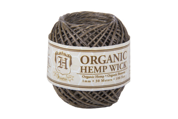 Hemp Wick #20/#48 100ft/200ft Rasta, Rainbow, Natural