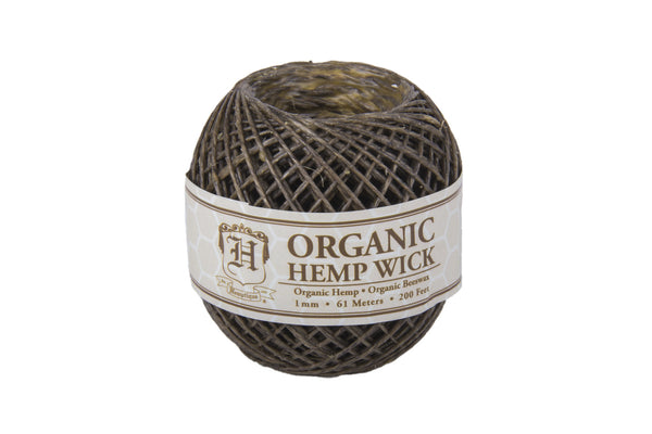 Hemp Wick #20/#48 100ft/200ft Rasta, Rainbow, Natural