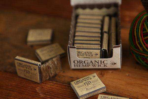 Organic Beeswax Hemp Wick PDQ
