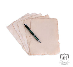 Handmade Hemp Paper Antique 5 Sheet Pack (A5 250GSM) - Hemptique