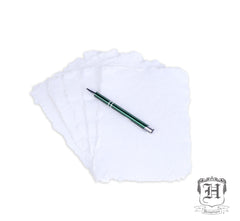Handmade Hemp Paper White 5 Sheet Pack (A5 250GSM) - Hemptique