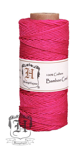 Bamboo Cord - Neon Pink - Hemptique