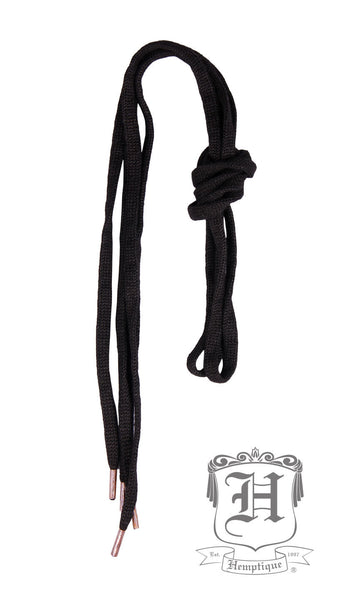Hemp Shoelace - Black