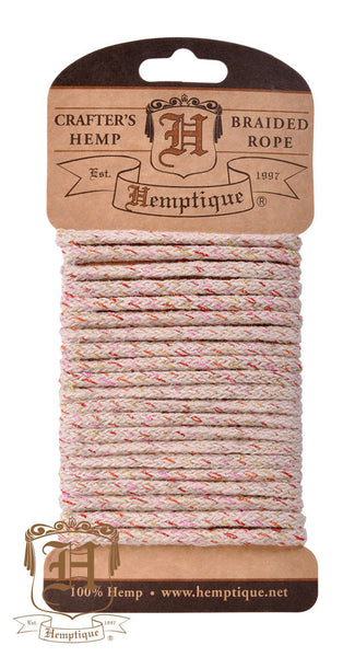 Braided Hemp Rope Card- All Colors