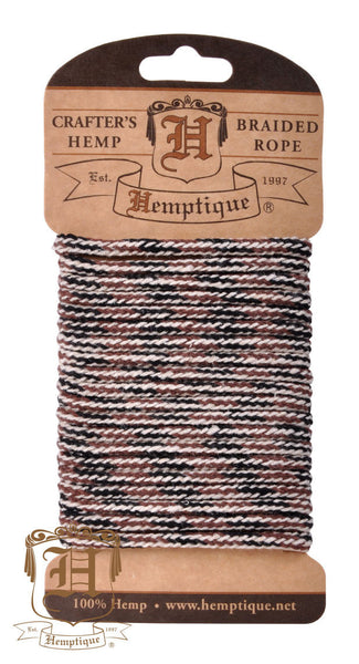 Braided Hemp Rope Card- All Colors - Hemptique