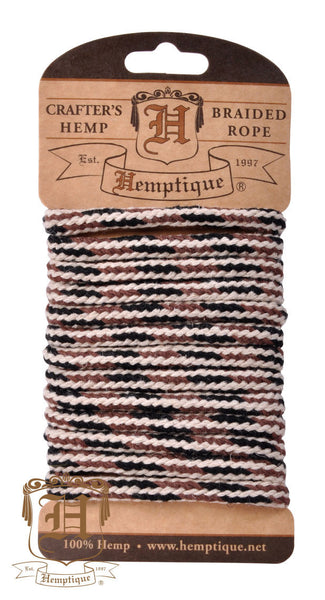 Braided Hemp Rope Card- All Colors - Hemptique