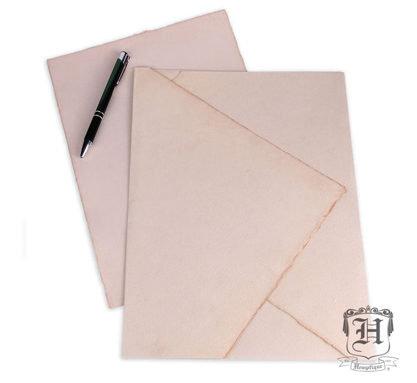Handmade Hemp Paper Certificate Envelope Antique (A4 250GSM) - Hemptique