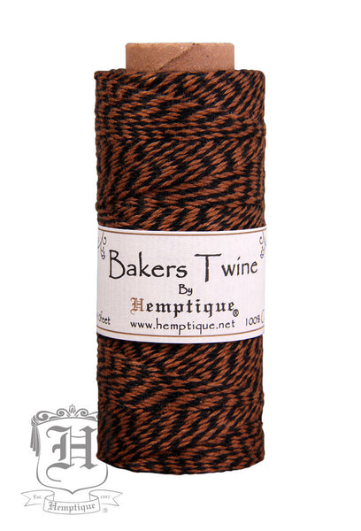 Cotton Bakers Twine - Black & Brown (2x2 ply)