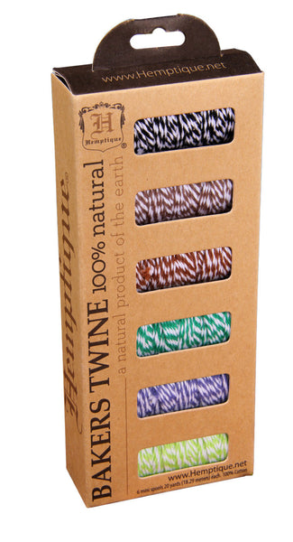 Bakers Twine - 6 Pack - All Colors - Hemptique