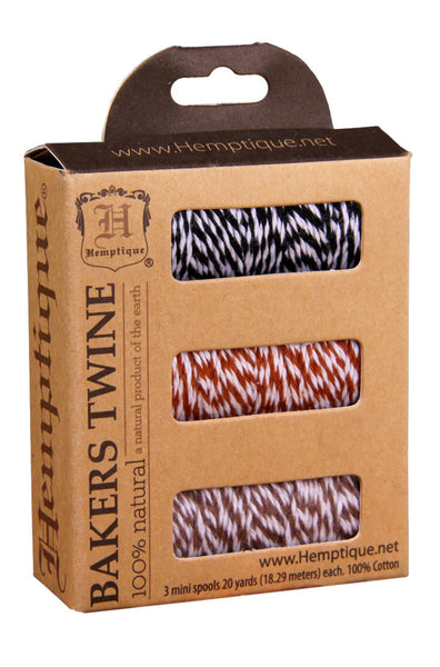 Bakers Twine - 3 Pack – All Colors - Hemptique