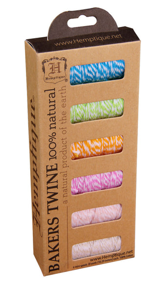 Bakers Twine - 6 Pack - All Colors - Hemptique
