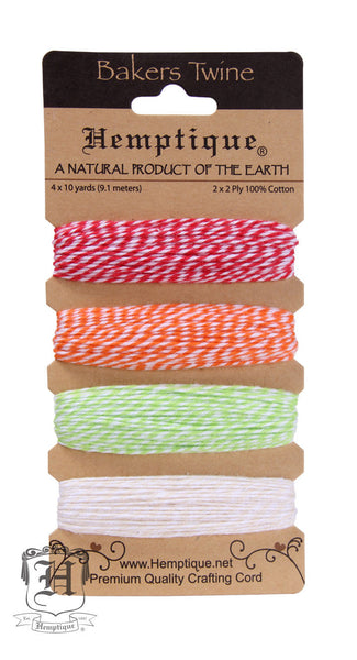 Cotton Bakers Twine Card - Sizzling Summer - Hemptique