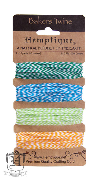 Cotton Bakers Twine Card - Tutti Frutti - Hemptique