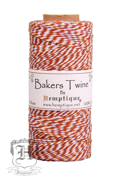 Cotton Bakers Twine - Light Brown & White (2x2 Ply)