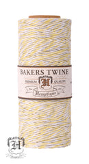 Cotton Bakers Twine Metallic Spool - Yellow, White, & Silver