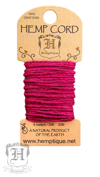 Hemp Cord Mini Card - All Colors
