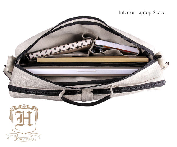 Hemp Downtown Laptop Bag - All Colors