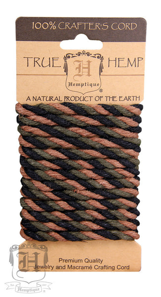Dyed Hemp Rope - Camouflage (6mm) - Hemptique