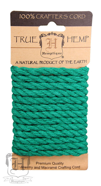 Dyed Hemp Rope - Green (6mm) - Hemptique