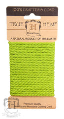 Dyed Hemp Rope - Lime Green (4mm) - Hemptique