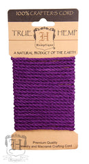 Dyed Hemp Rope - Purple (4mm) - Hemptique
