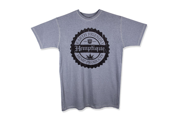 Hemp T-Shirt - Hemptique Stamp Design