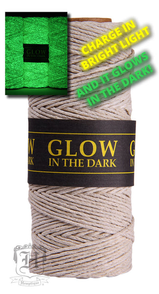 Glow In The Dark Hemp Cord - Hemptique