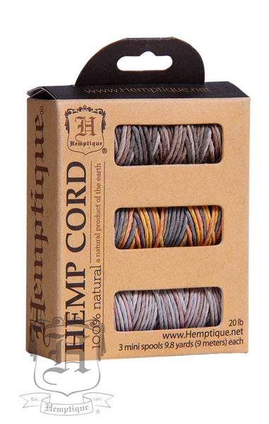 Hemp Cord - Seashell - 3 Pack - Hemptique