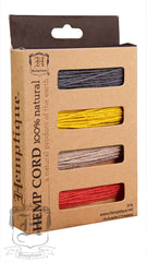 Hemp Cord - 4 Color Card Box - Hemptique