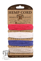 Hemp Cord Card - Americana Gold #20