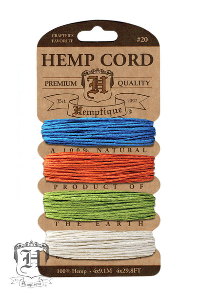 Hemp Cord Card - Bright #20