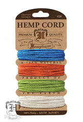 Hemp Cord Card - Bright #20