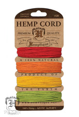 Hemp Cord Card - Candyland #20