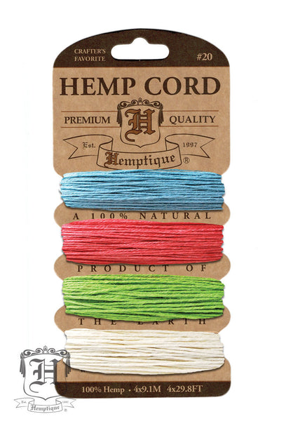 Hemp Cord Card - Chit Chat #20 - Hemptique