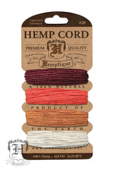 Hemp Cord Card - Coral Reef #20 - Hemptique