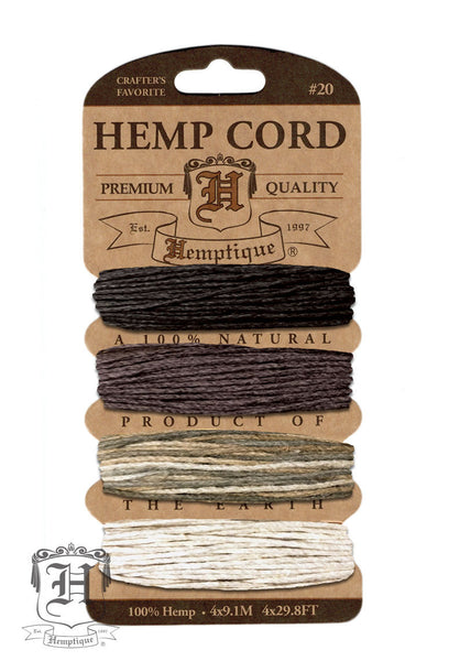 Hemp Cord Card - Earthy #20