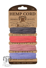 Hemp Cord Card - English Tea #20 - Hemptique