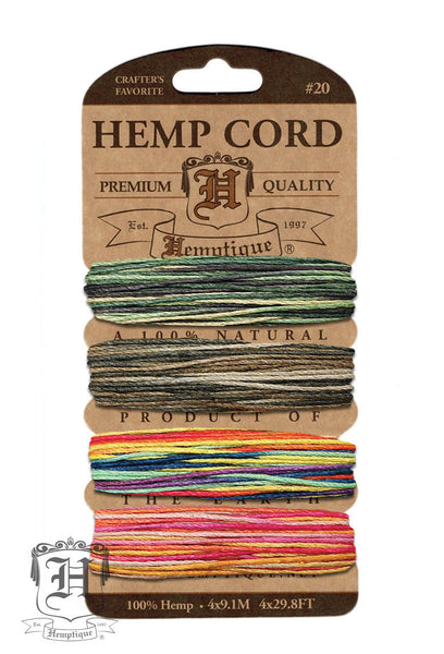 Hemp Cord Card - Festival #20