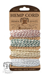 Hemp Cord Card - Metallic Classic #20/#10