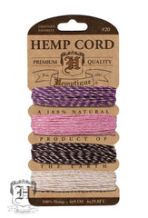 Hemp Cord Card - Metallic Cupcake #20 - Hemptique