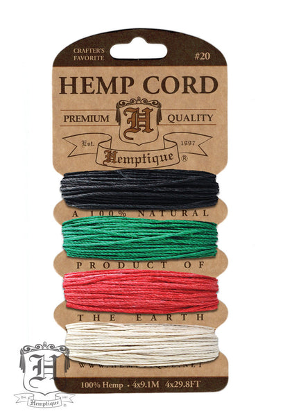 Hemp Cord Card - Primary #20/#10