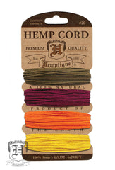 Hemp Cord Card - Sadie Hawkins #20