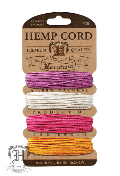 Hemp Cord Card - Spring Bloom 2 #20/#10 - Hemptique