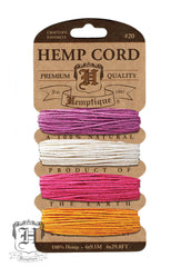 Hemp Cord Card - Spring Bloom 2 #20/#10 - Hemptique