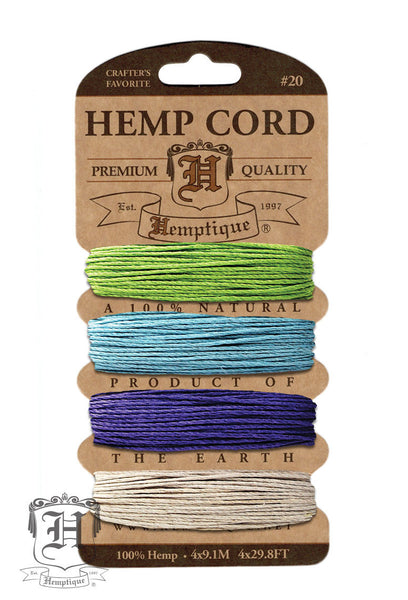 Hemp Cord Card - Spring Bloom 1 #20/#10
