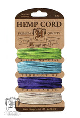 Hemp Cord Card - Spring Bloom 1 #20/#10