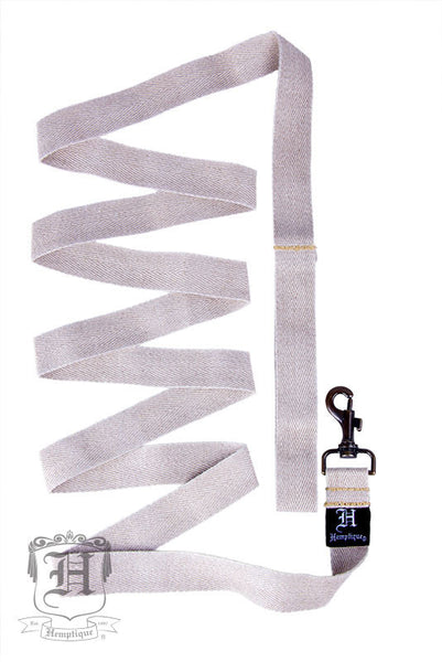 Hemp Dog Leash - Natural Edging