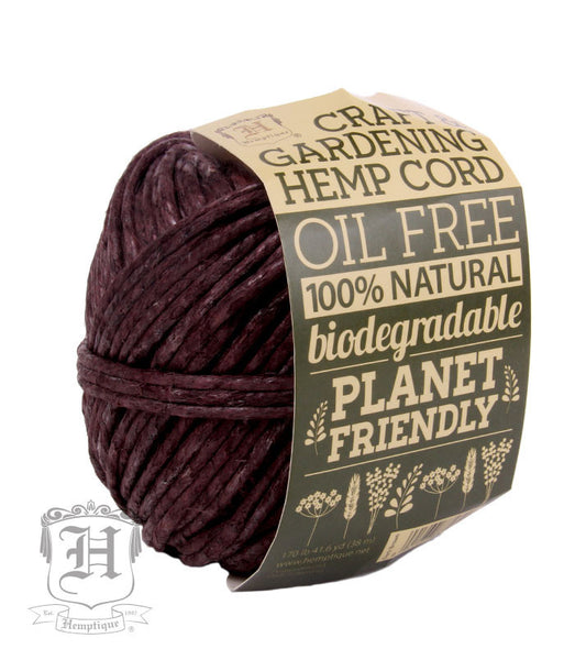 Hemp Gardening Cord - Dark Brown #170
